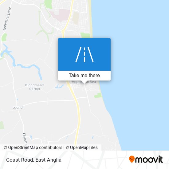 Coast Road map