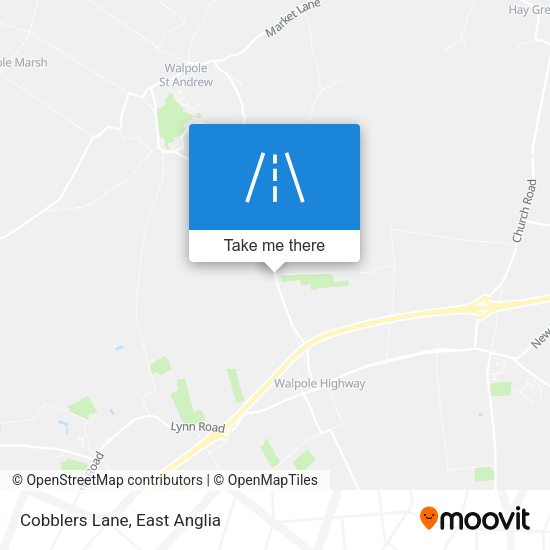 Cobblers Lane map