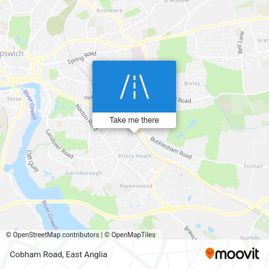 Cobham Road map
