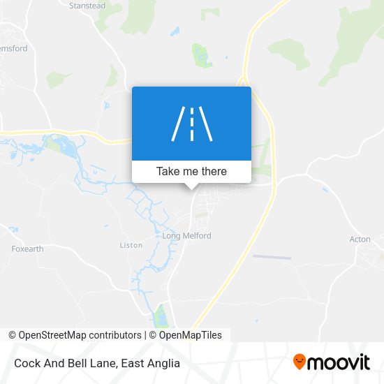 Cock And Bell Lane map