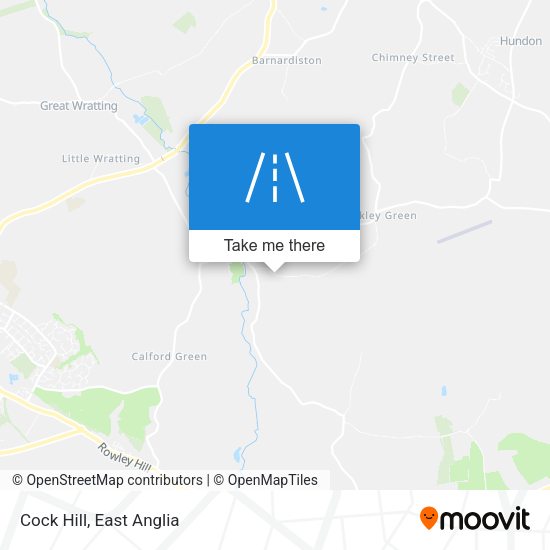 Cock Hill map