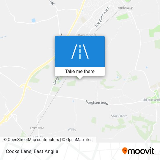 Cocks Lane map