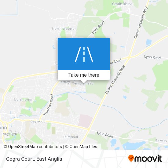 Cogra Court map