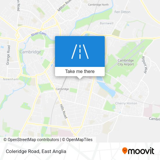 Coleridge Road map