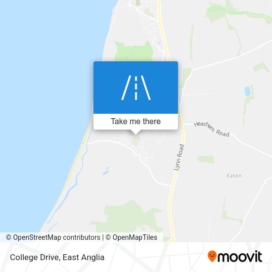 College Drive map