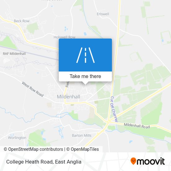 College Heath Road map