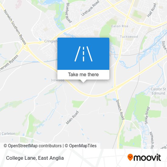 College Lane map