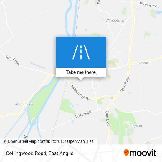 Collingwood Road map
