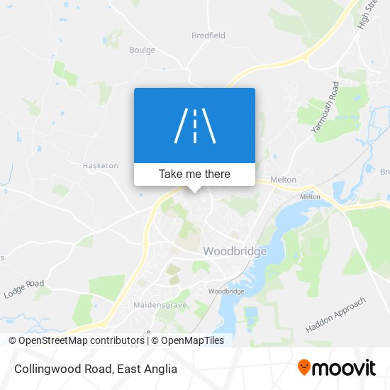 Collingwood Road map