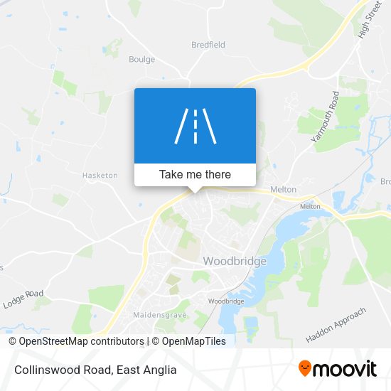 Collinswood Road map