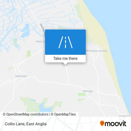 Collis Lane map