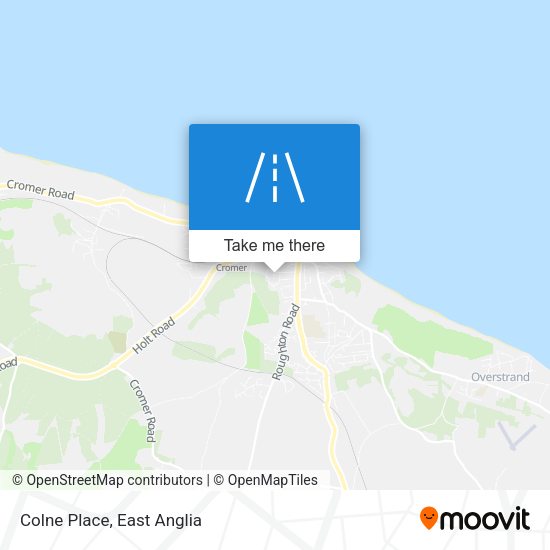 Colne Place map