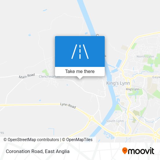 Coronation Road map