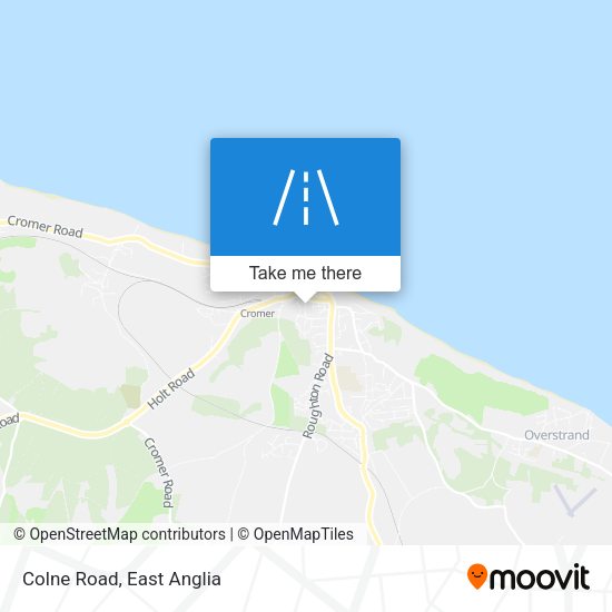 Colne Road map