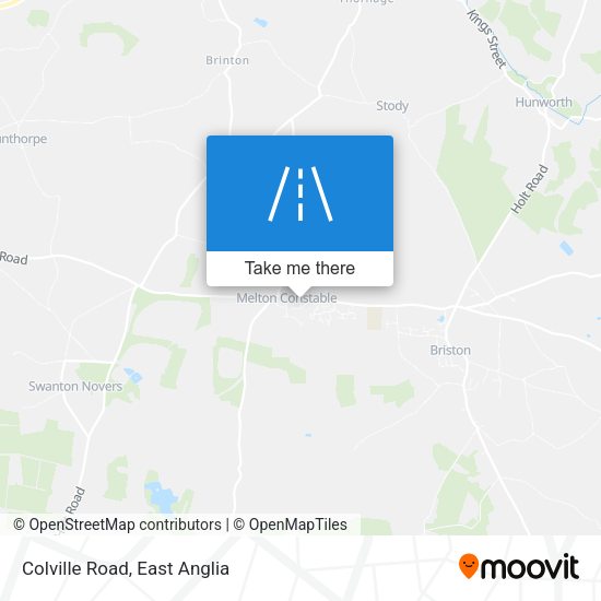 Colville Road map