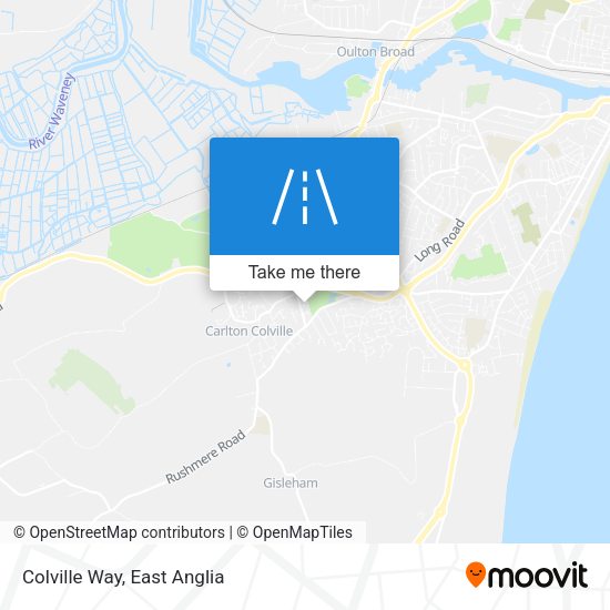 Colville Way map