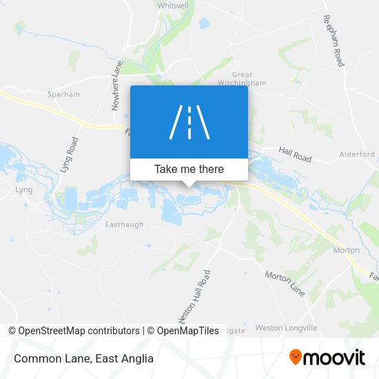 Common Lane map