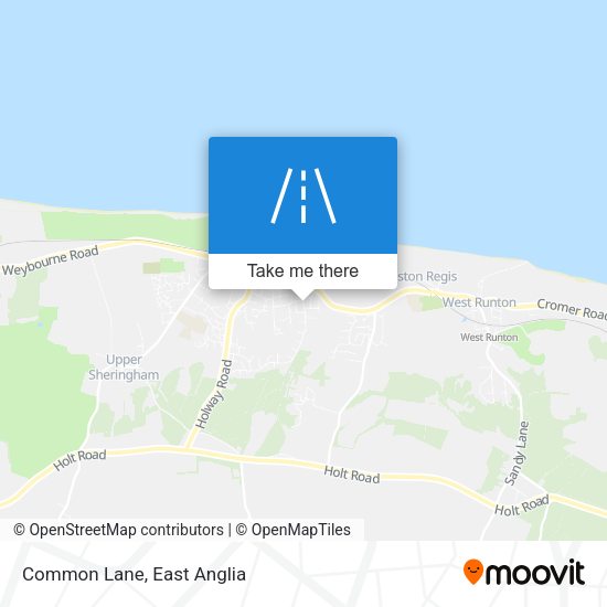 Common Lane map