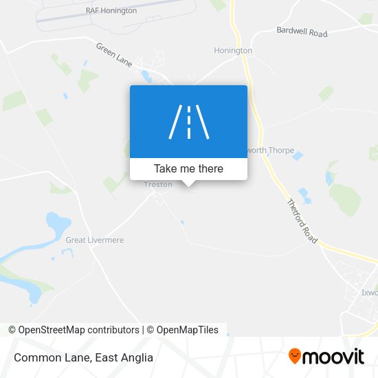 Common Lane map