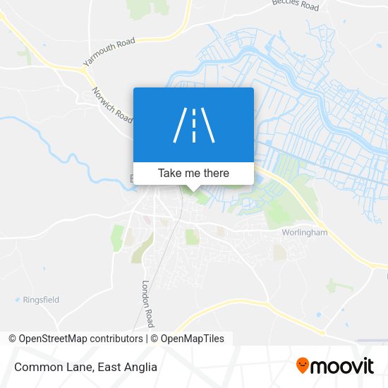 Common Lane map
