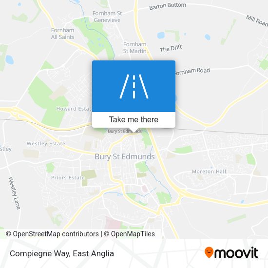 Compiegne Way map