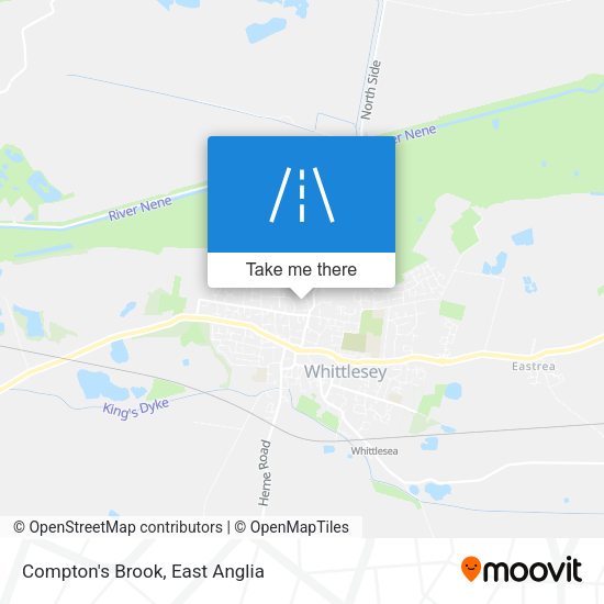 Compton's Brook map