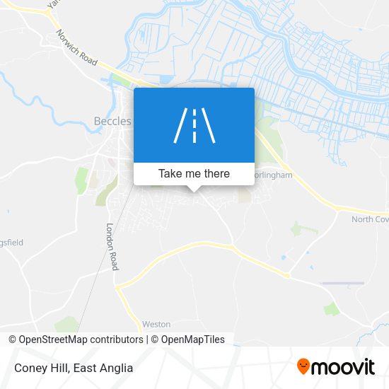 Coney Hill map