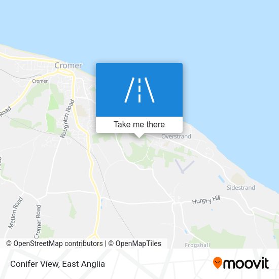 Conifer View map