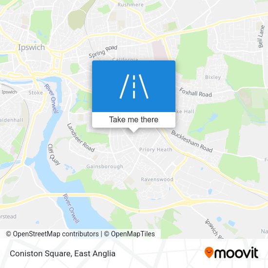 Coniston Square map