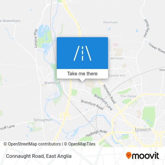 Connaught Road map