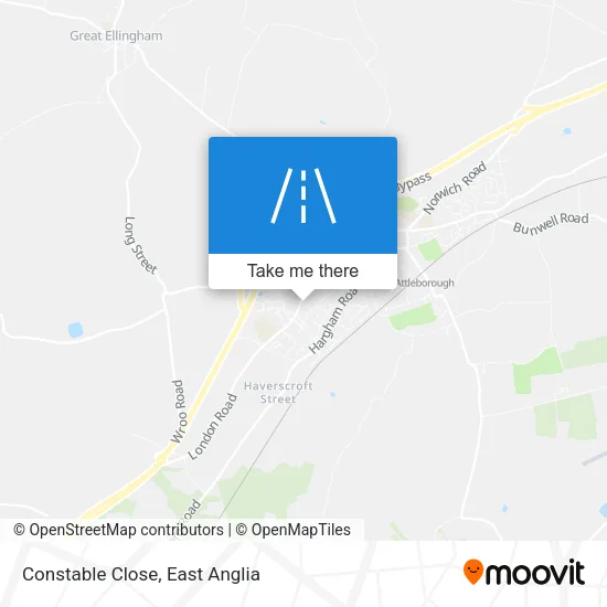 Constable Close map