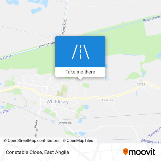 Constable Close map