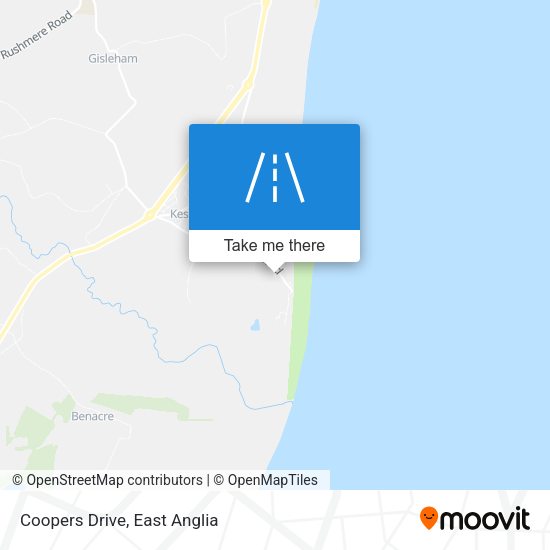 Coopers Drive map