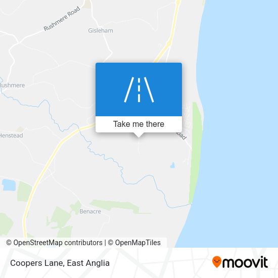 Coopers Lane map