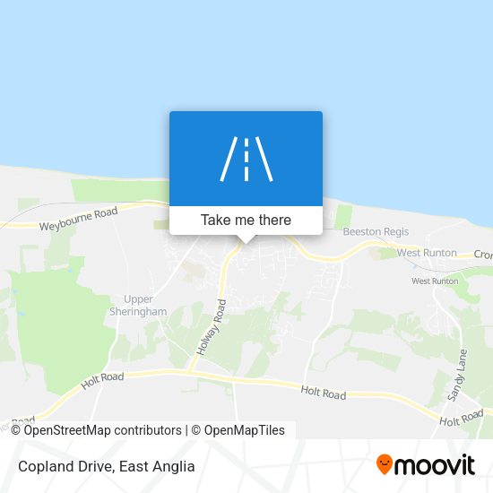 Copland Drive map