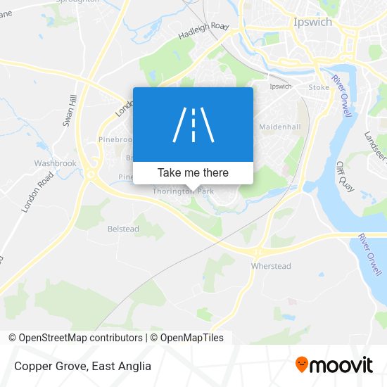 Copper Grove map