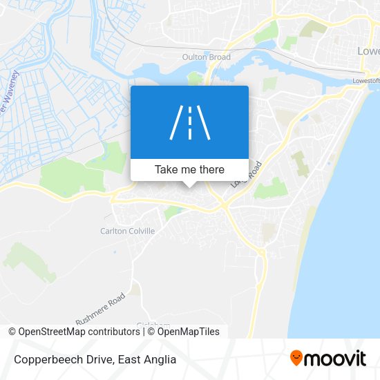 Copperbeech Drive map