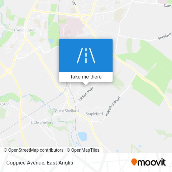 Coppice Avenue map