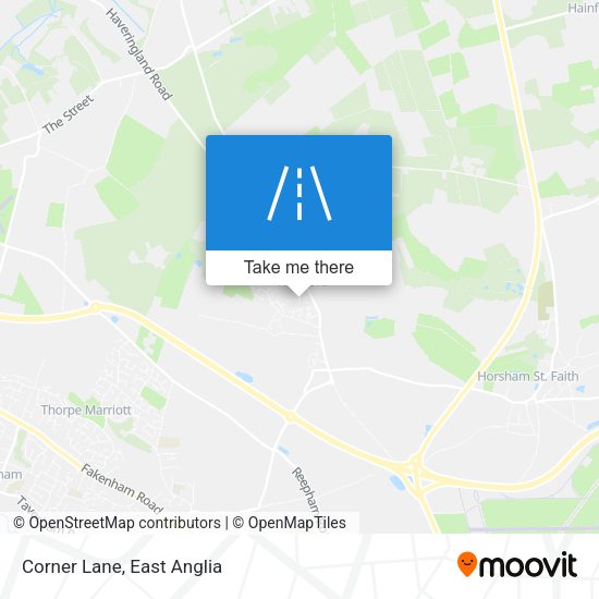 Corner Lane map