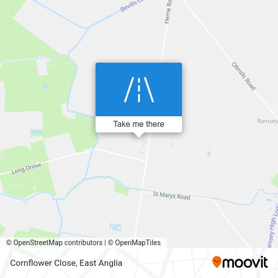 Cornflower Close map