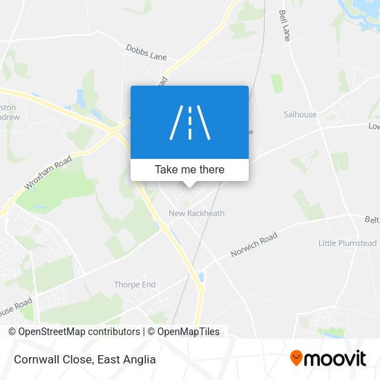 Cornwall Close map