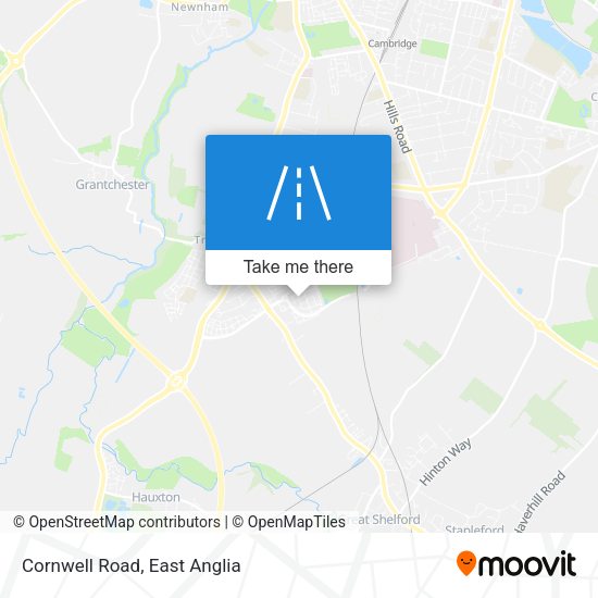 Cornwell Road map