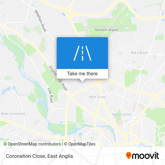 Coronation Close map