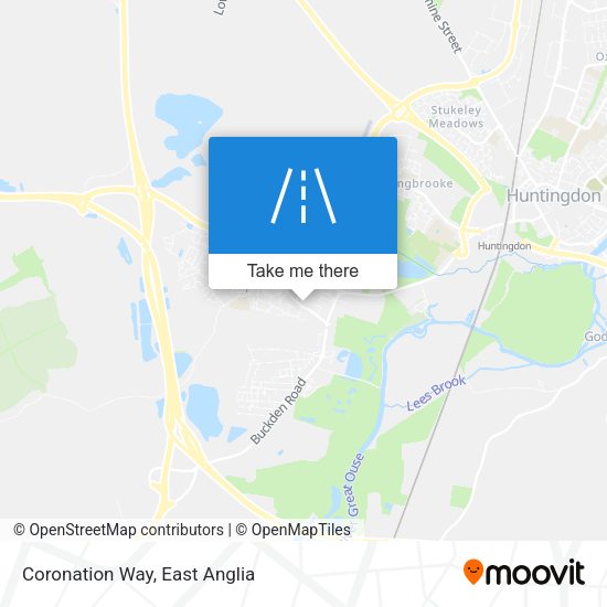 Coronation Way map