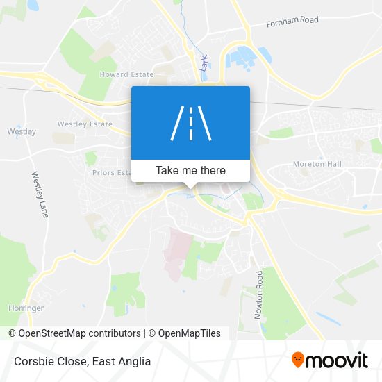 Corsbie Close map