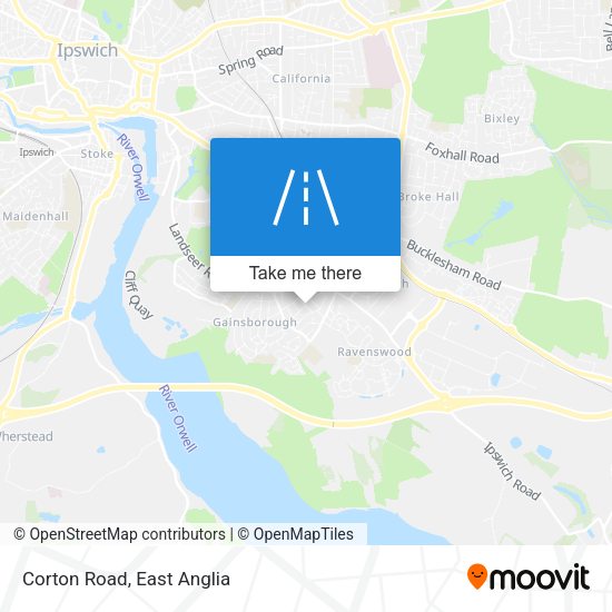 Corton Road map