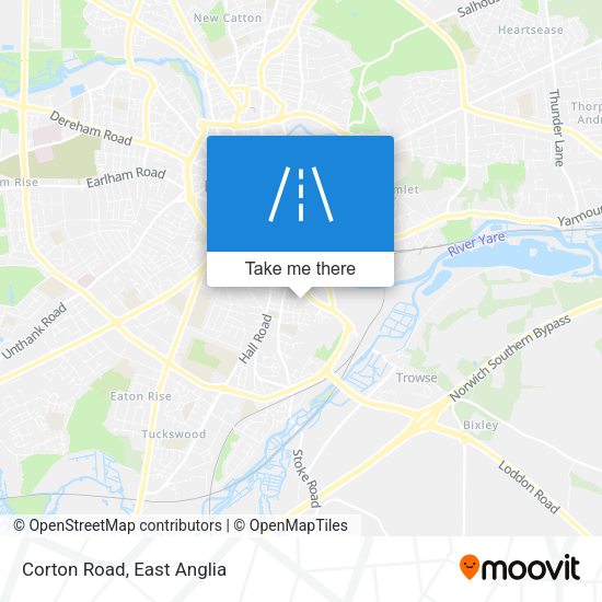 Corton Road map