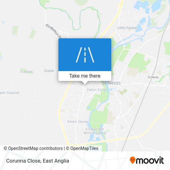 Corunna Close map