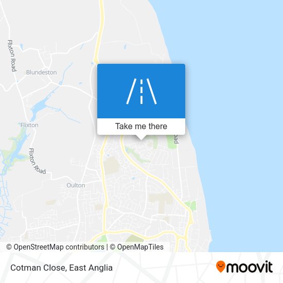 Cotman Close map