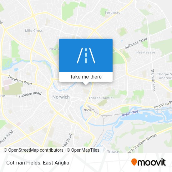 Cotman Fields map